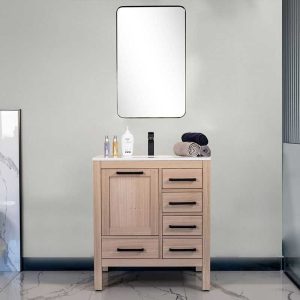 Ashley 30" Natural Oak Bathroom Vanity