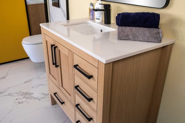 Ashley 36" Natural Oak Bathroom Vanity