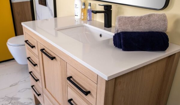 Ashley 42" Natural Oak Bathroom Vanity