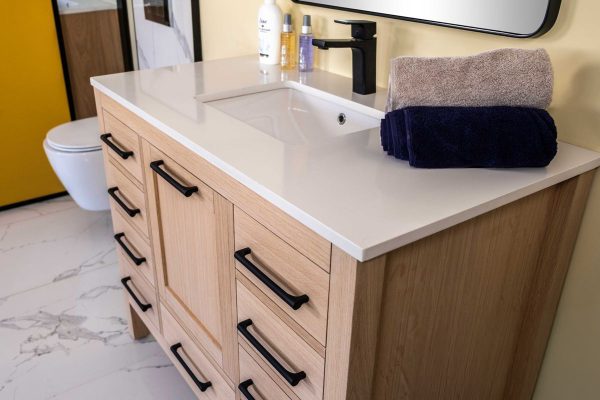 Ashley 42" Natural Oak Bathroom Vanity