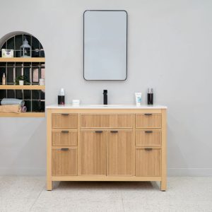 Catalina 48" Natural Oak Bathroom Vanity
