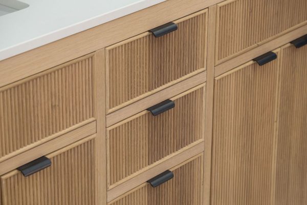 Catalina 60" Natural Oak Double Bowls Bathroom Vanity