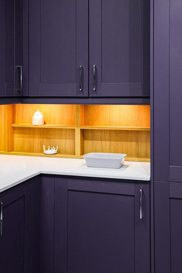Navy Blue Modern Cabinets