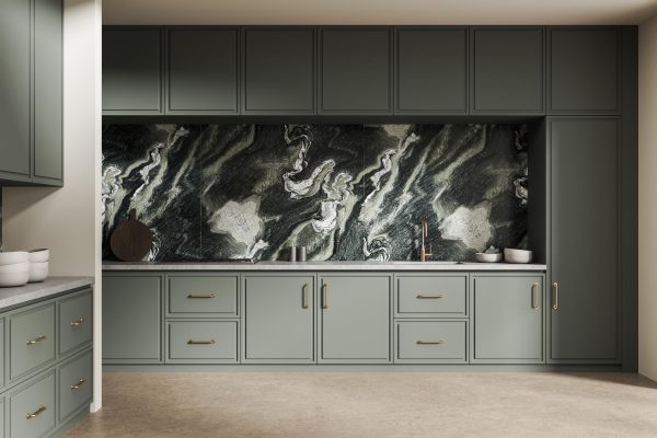 Sage Green Modern Cabinets