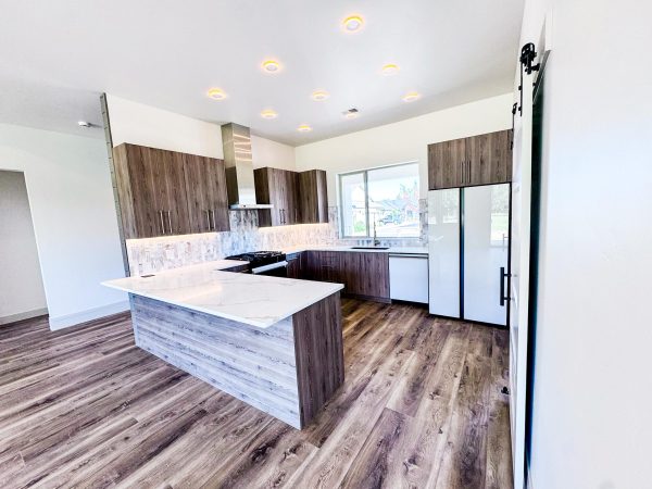 Walnut Wood Modern Cabinets