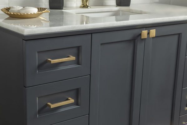 Paloma 72" Dark Gray Double Bowls Bathroom Vanity