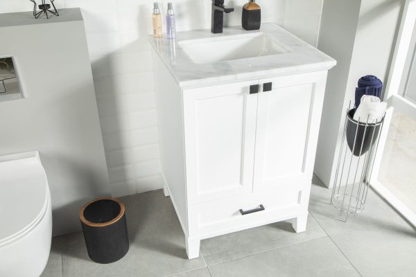Paloma 24" White Bathroom Vanity