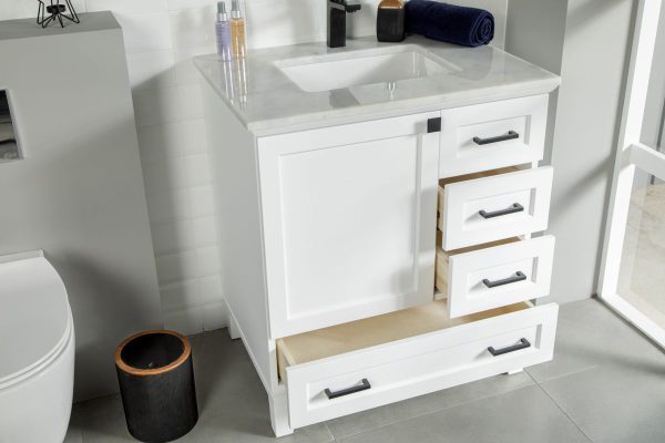 Paloma 30" White Bathroom Vanity