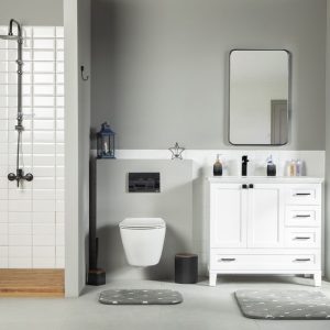 Paloma 36" White Bathroom Vanity