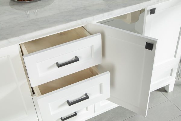 Paloma 42" White Bathroom Vanity
