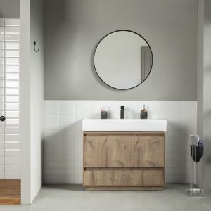 Romina 39" Messina Bathroom Vanity with Integrated Porcelain Top and Sink