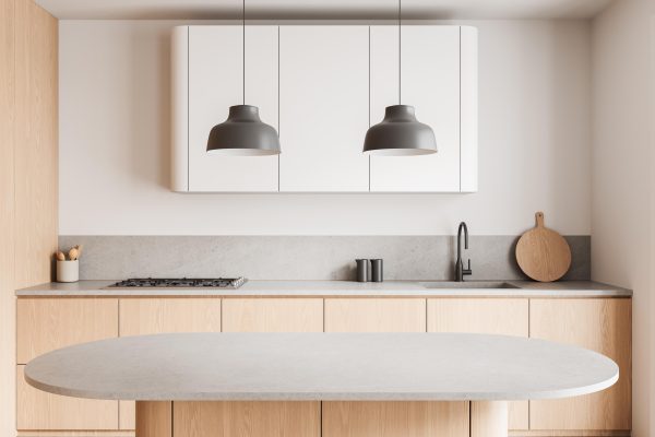 Natural Wood Cabinets (White Oak / Walnut)