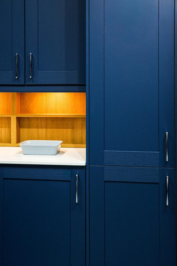 Navy Blue Cabinets