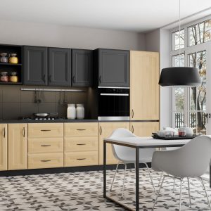 Matte Black Cabinets